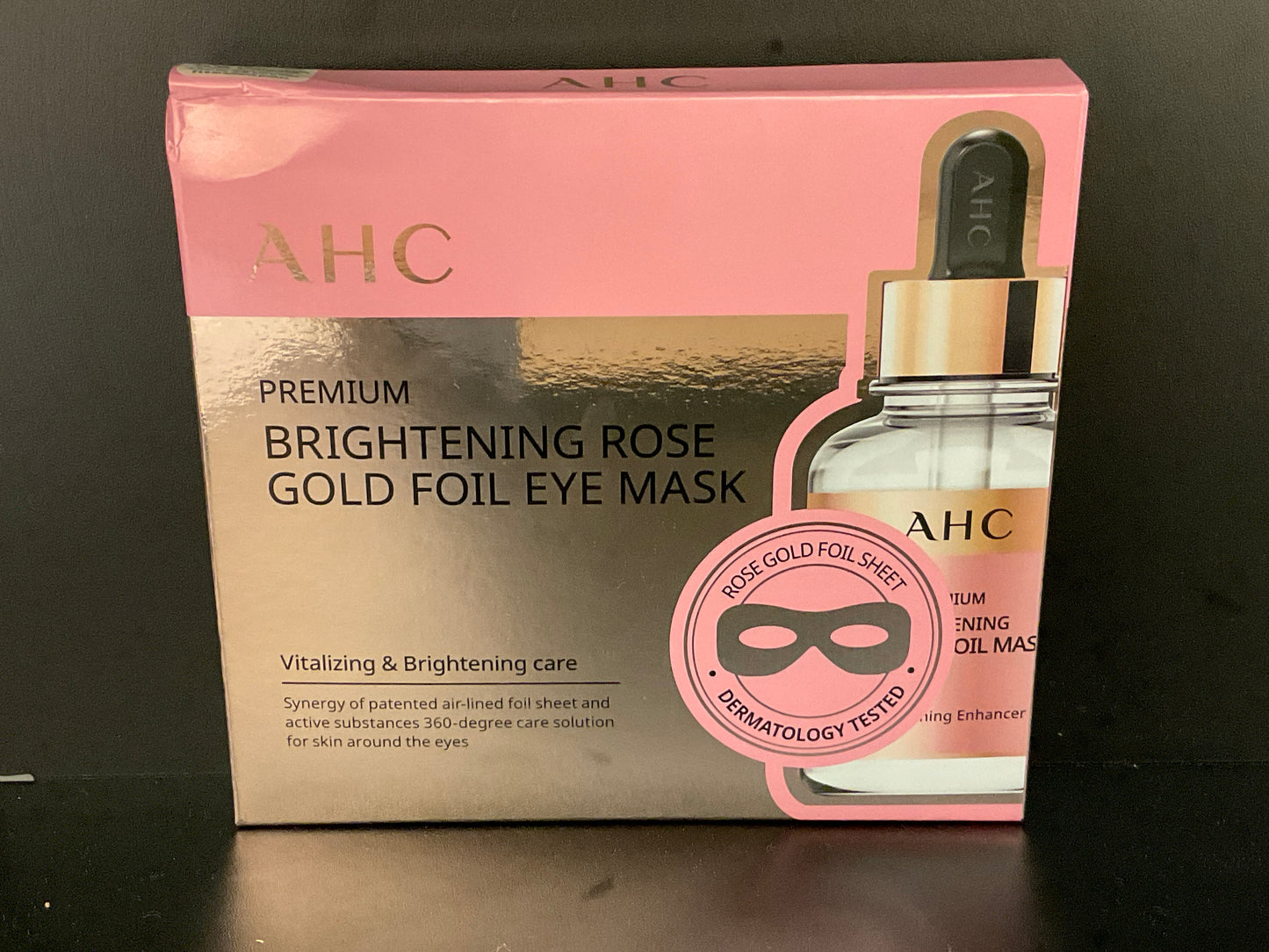 AHC ## Masque pour les yeux en feuille d'or rose éclaircissant (5)