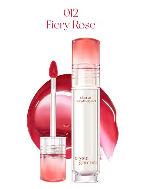 CLIO !! Crystal Glam Tint 12 Fiery Rose
