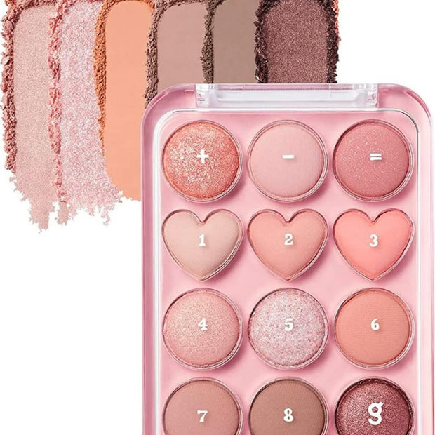Palette de fards à paupières COLORGRAM Pin Point 01 Pêche & Corail