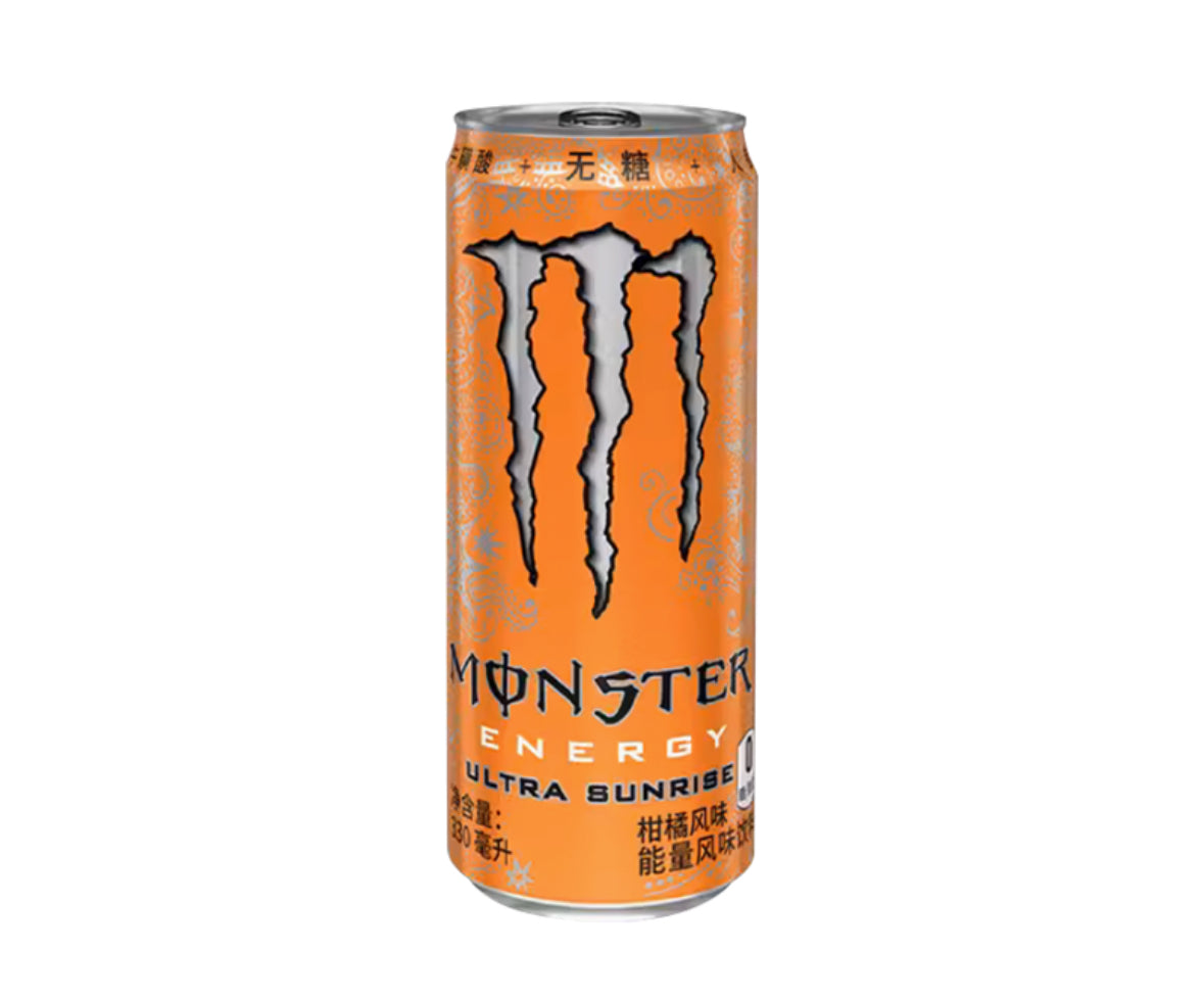 Monster ultra sunrise (agrume) sans sucre 330ml