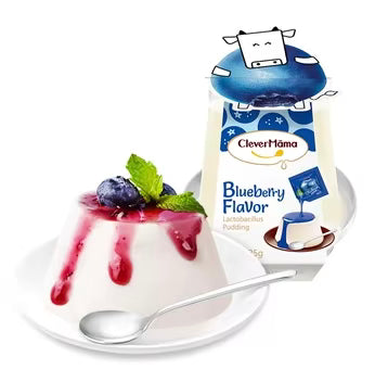 Pudding au bleuet CLEVERMAMA