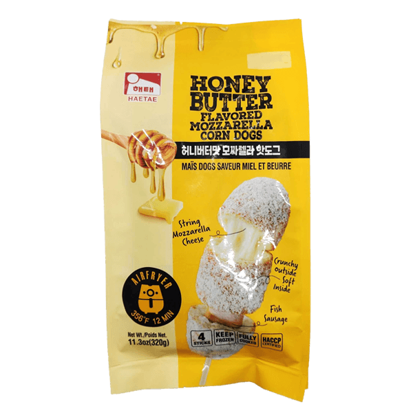 Corndog WOOYANG saveur beurre au miel (4x)