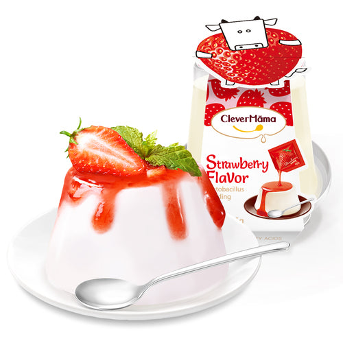 Pudding à la fraise CLEVERMAMA