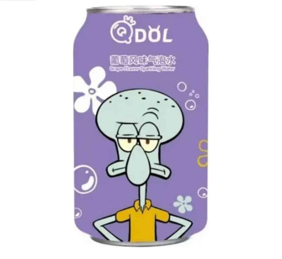 Eau pétillant (saveur raisin) Bob l’Éponge QDOL
