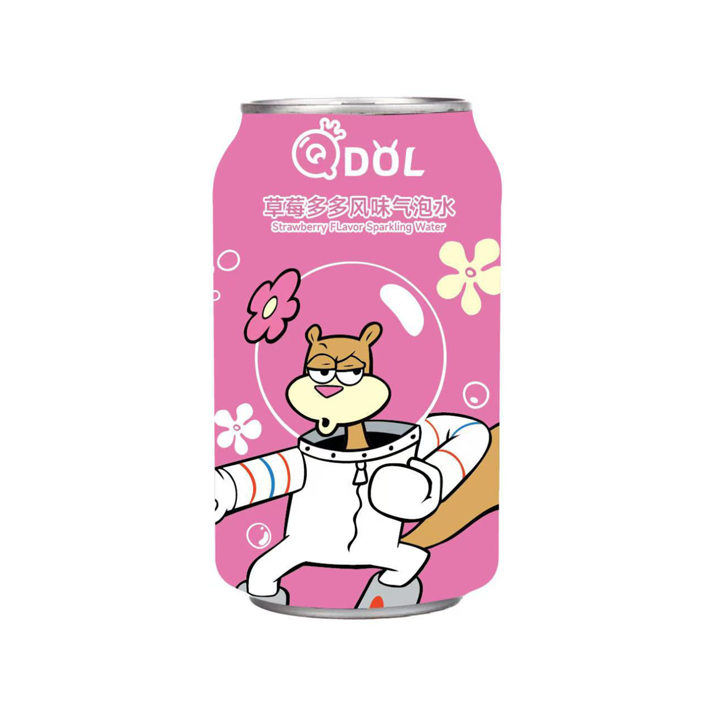 Eau pétillant (saveur fraise) Bob l’Éponge QDOL