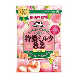 UHA Bonbon au lait à la pêche 70g