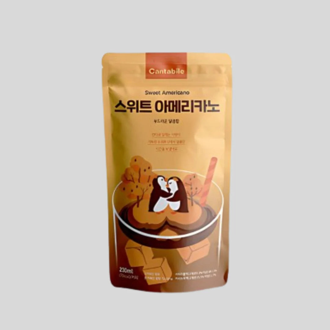 BOISSON DE POCHETTE DE Americano sucré ADE CANTABILE