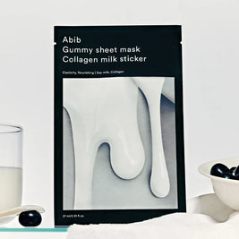 ABIB Gummy Sheet Mask Collagen milk sticker