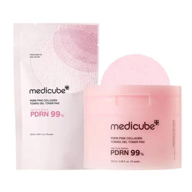 MEDICUBE PDRN Pink Collagène Toning Gel Toner Pad (70)
