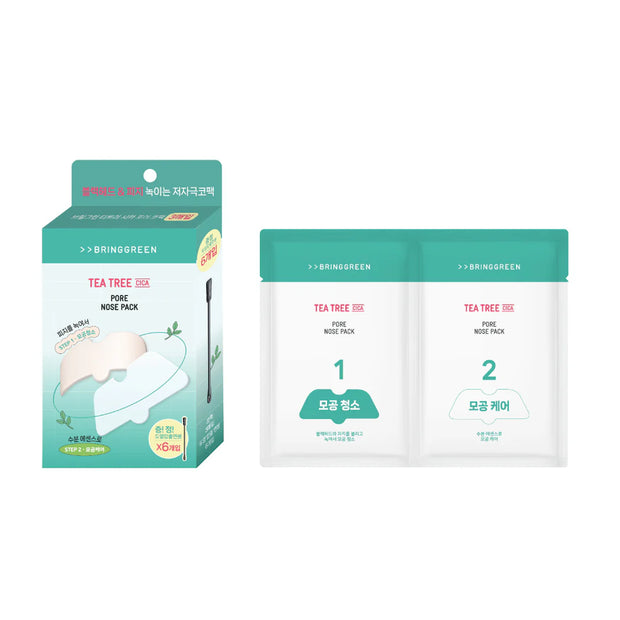 BRINGGREEN Tea Tree Cica Pore Nose Pack