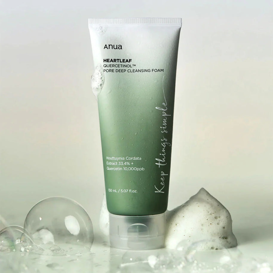 ANUA Mousse nettoyante en profondeur Heartleaf Quercetinol Pore 150 ml