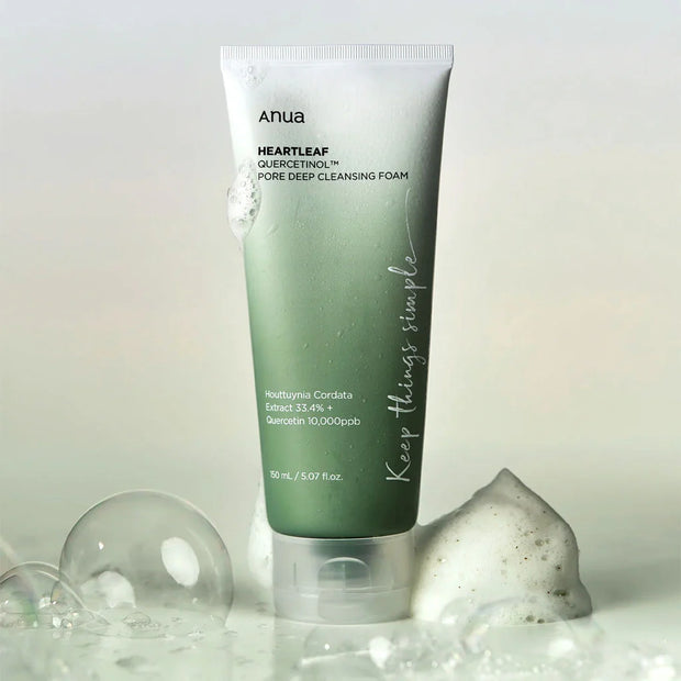 ANUA Mousse nettoyante en profondeur Heartleaf Quercetinol Pore 150 ml