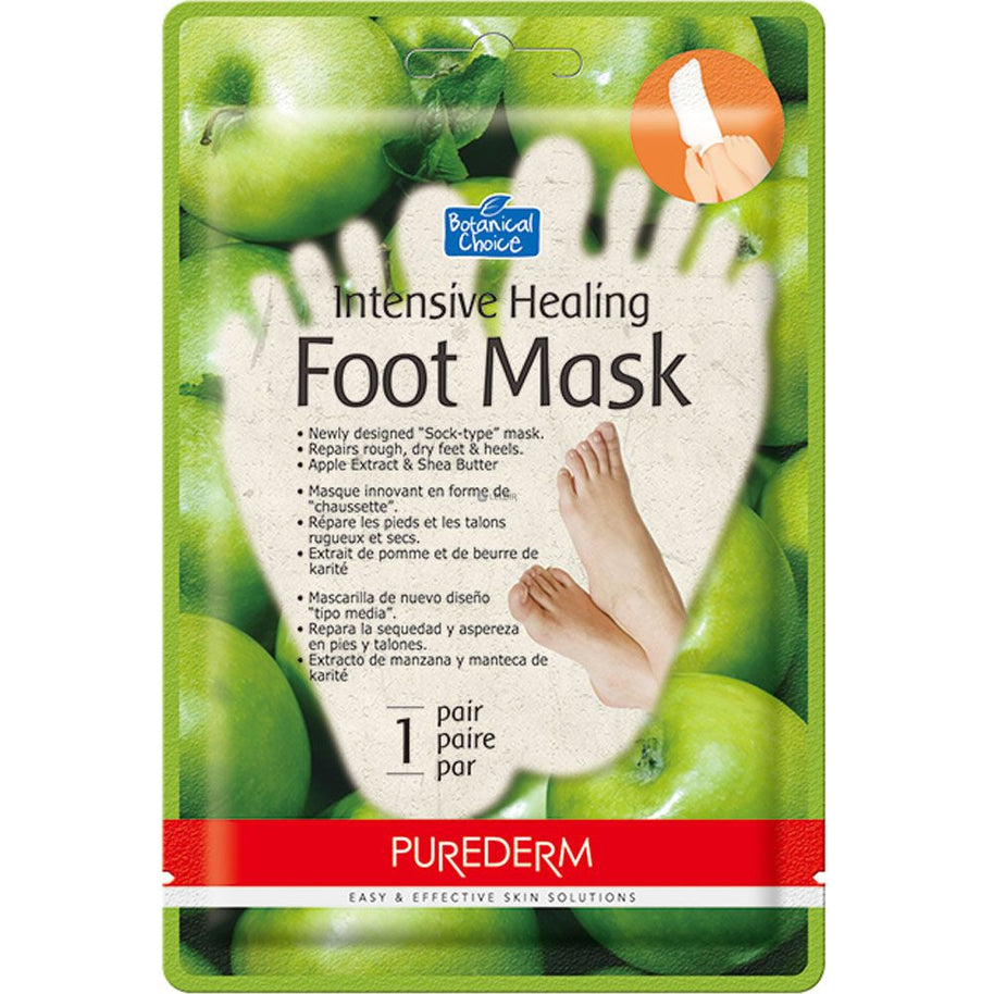 PUREDERM Masque de guérison intensive pour les pieds Pomme 1 paire