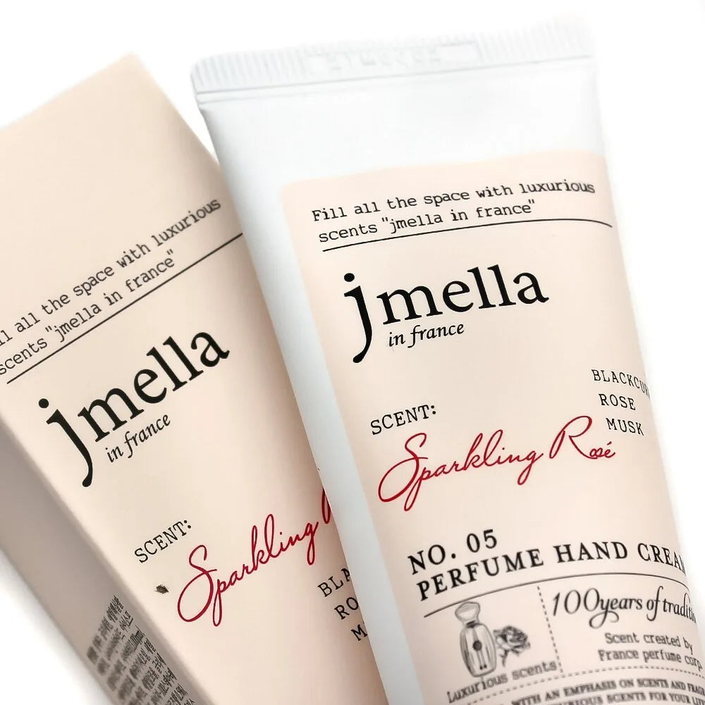 JMELLA EN FRANCE 05 Crème pour les mains à la rose pétillante 50ml