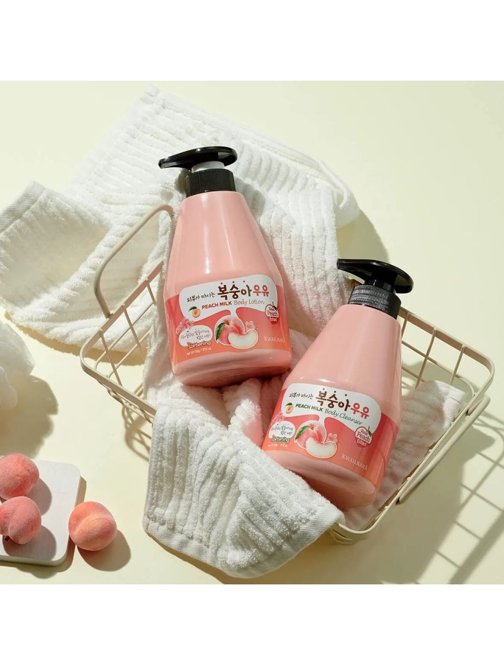 KWAILNARA Lotion pour le corps à la pêche 560g
