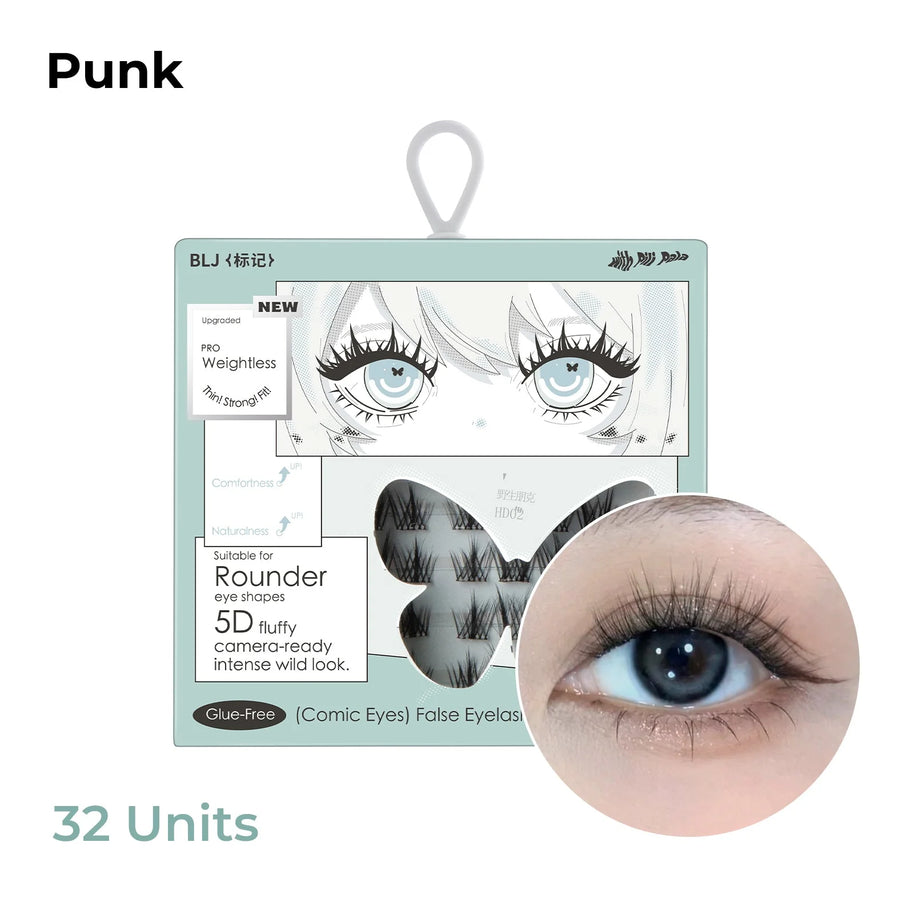 BLJ Comic Eyes Glue-free False Eyelashes HD02