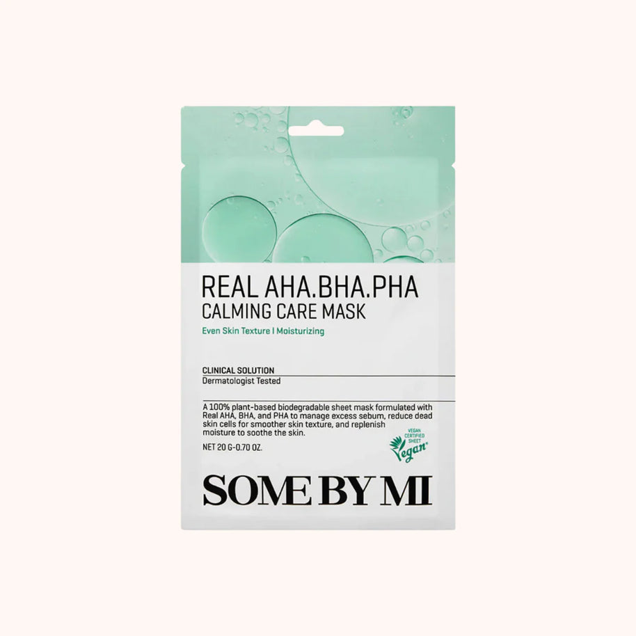 SOME BY MI Real AHA. BHA. PHA Calming Care Mask