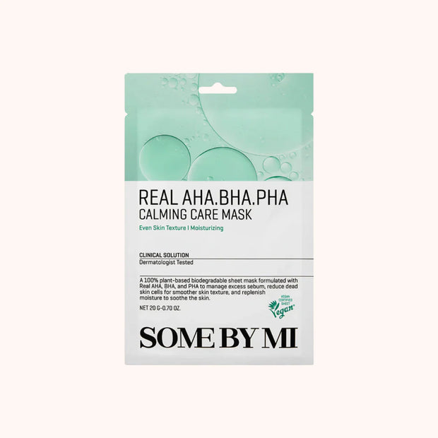 SOME BY MI Real AHA. BHA. PHA Calming Care Mask