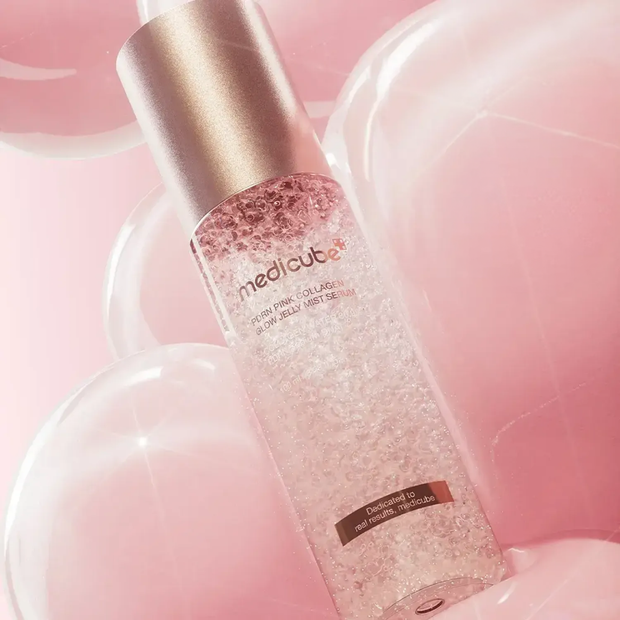 MEDICUBE PDRN Pink Collagen Glow Jelly Mist Serum 100ml