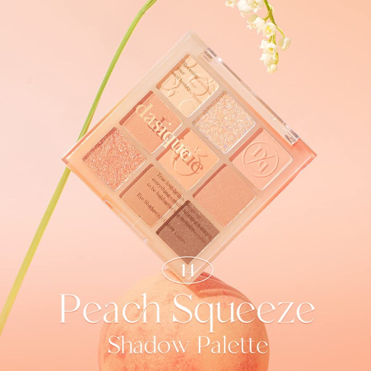 DASIQUE Shadow Palette 14 Peach Squeeze