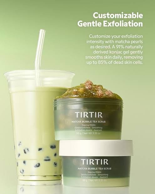 TIRTIR Matcha Bubble Tea Scrub 95g