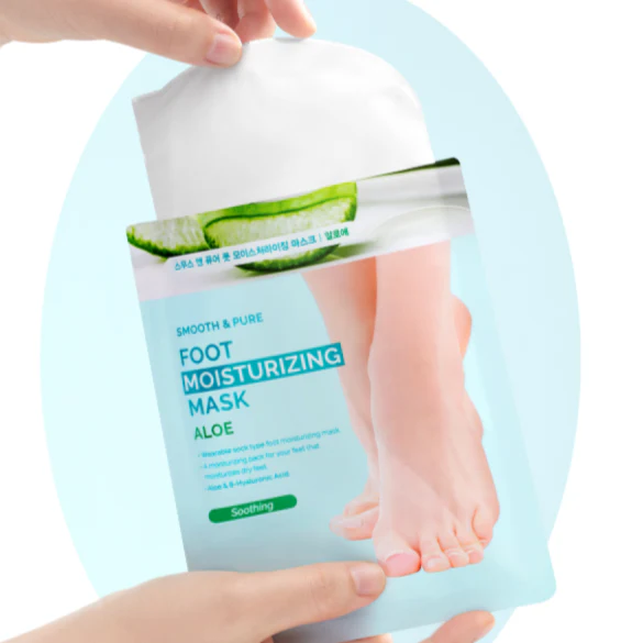 ARIUL Smooth & Pure Foot Moisturizing Mask Aloe
