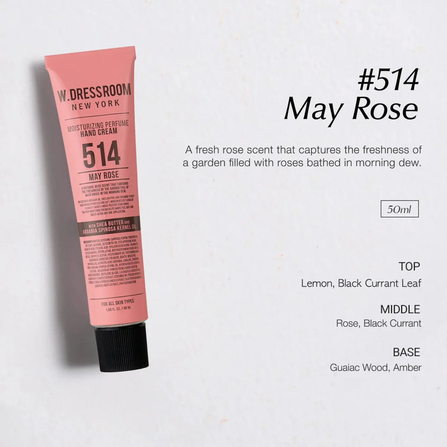 W DRESSROOM Crème hydratante pour les mains au parfum 514 Rose