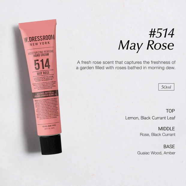 W DRESSROOM Crème hydratante pour les mains au parfum 514 Rose