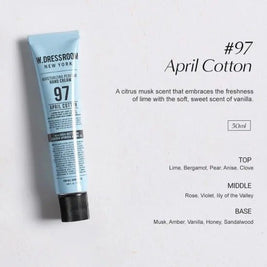 W DRESSROOM Crème hydratante pour les mains au parfum 97 April Cotton