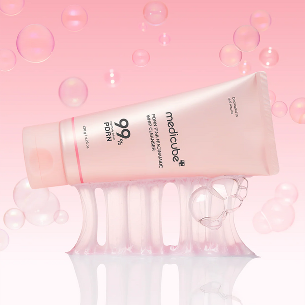 MEDICUBE PDRN Pink Niacinamide Whip Cleanser 120g