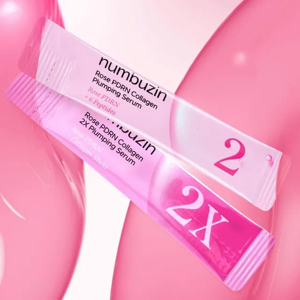 NUMBUZIN No.2 Rose PDRN Collagen Plumping Serum Duo Stick Set