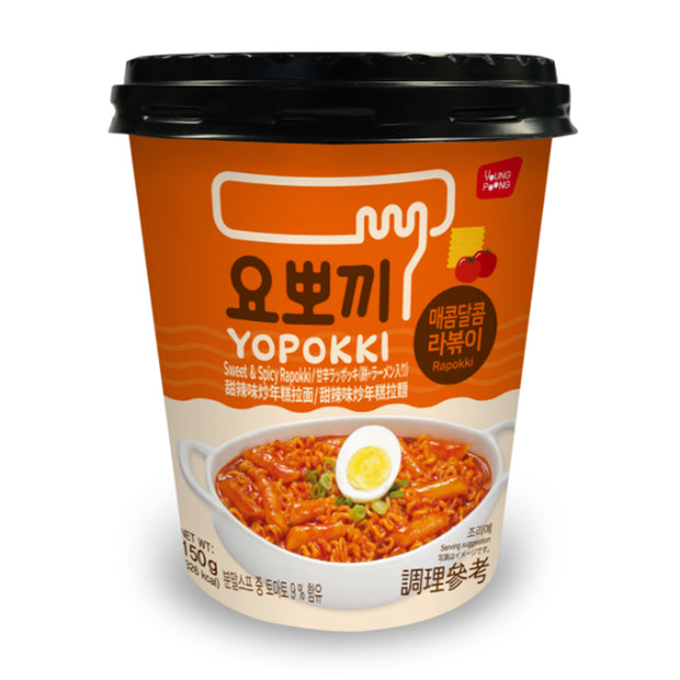 Gâteau de riz au Sucré et Épicé avec ramen RAPOKKI YOUNG POONG145g