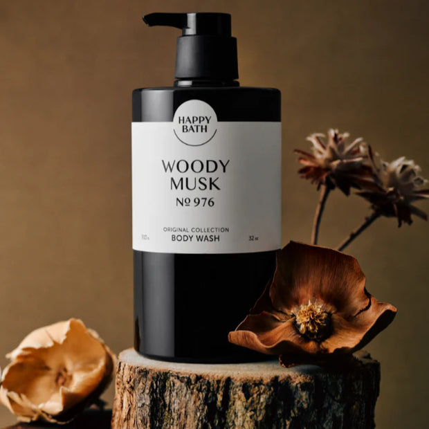 HAPPY BATH-Nettoyant pour le corps au musc boisé 910g