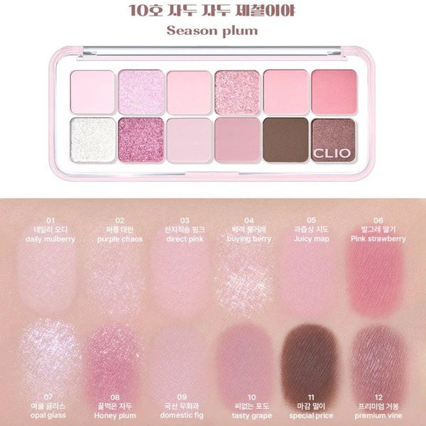 CLIO Pro Eye Palette Air 10 Saison de Prune