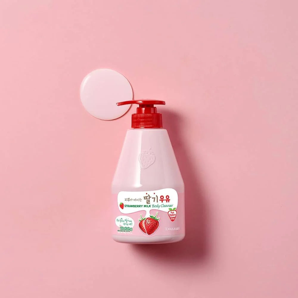 KWAILNARA Savon pour le corps au lait de fraise 560g