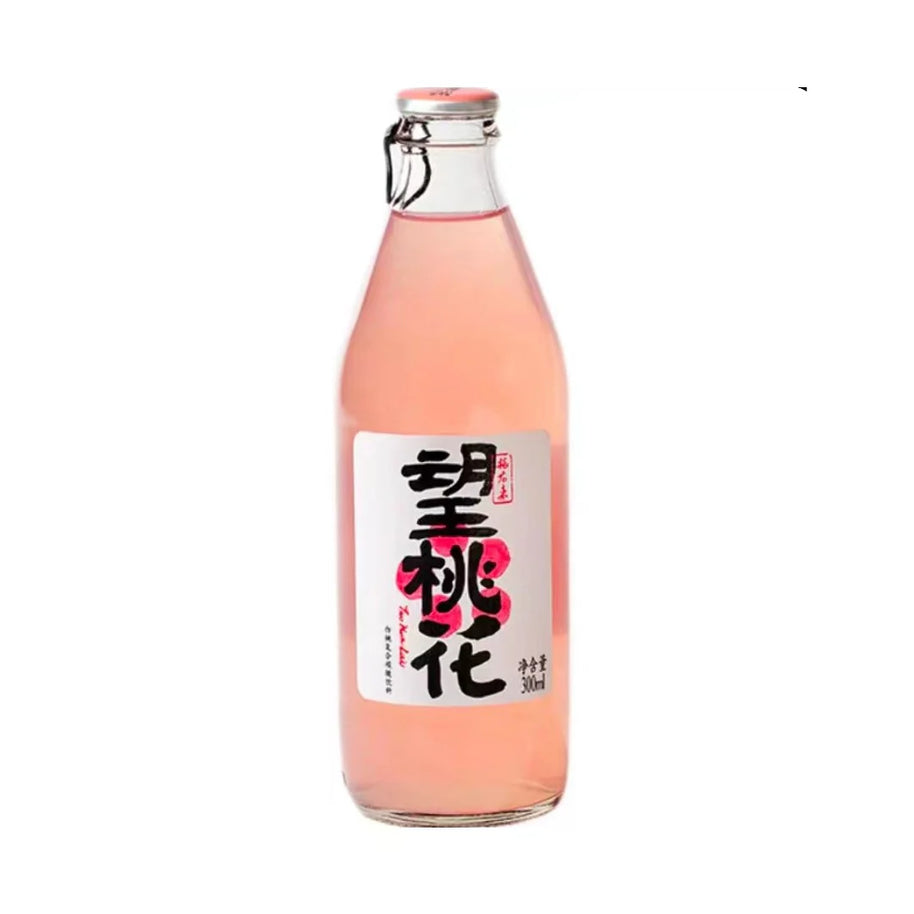 Boisson pétillante à la pêche
