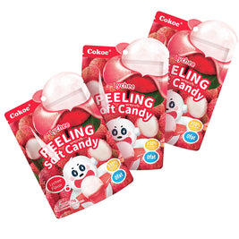Bonbons mous à peler saveur litchi COKOC
