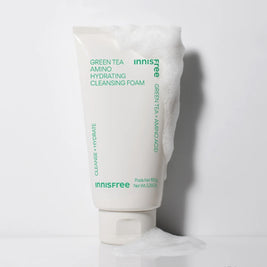INNISFREE Mousse nettoyante hydratante amino au thé vert
