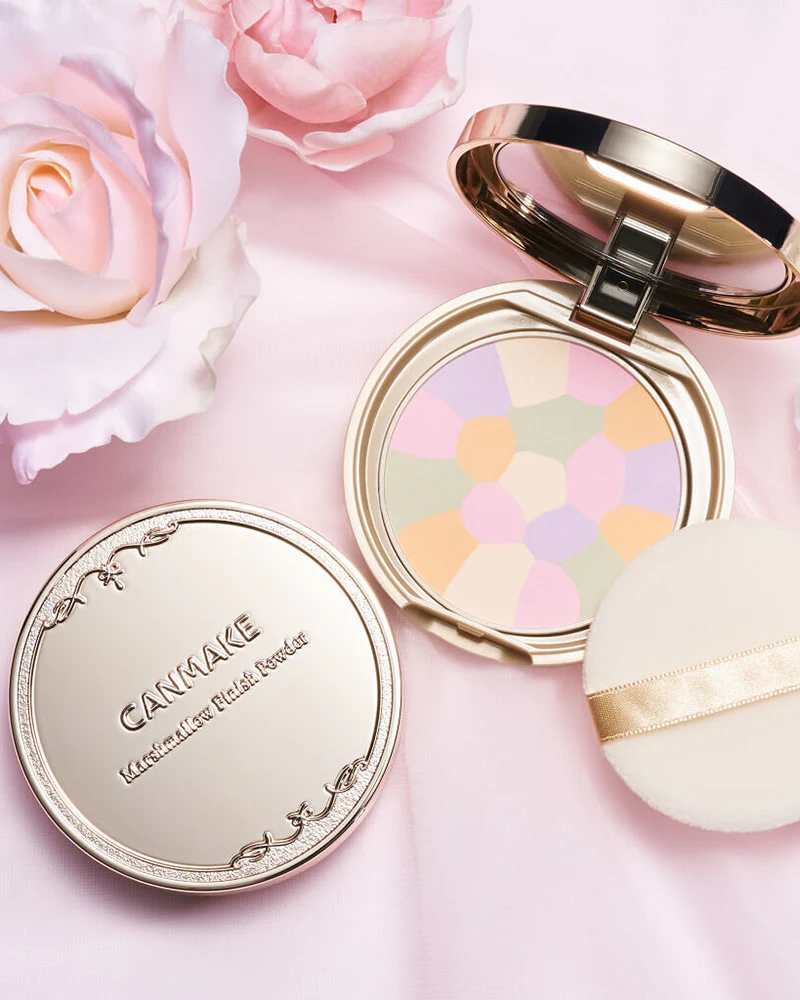 Poudre de finition de guimauve CANMAKE Abloom 03 Plumeria Couronne
