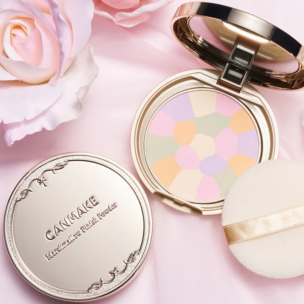 Poudre de finition de guimauve CANMAKE Abloom 03 Plumeria Couronne