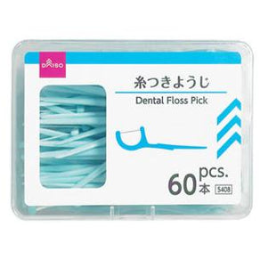 DAISO Dental Floss Pick 60pcs