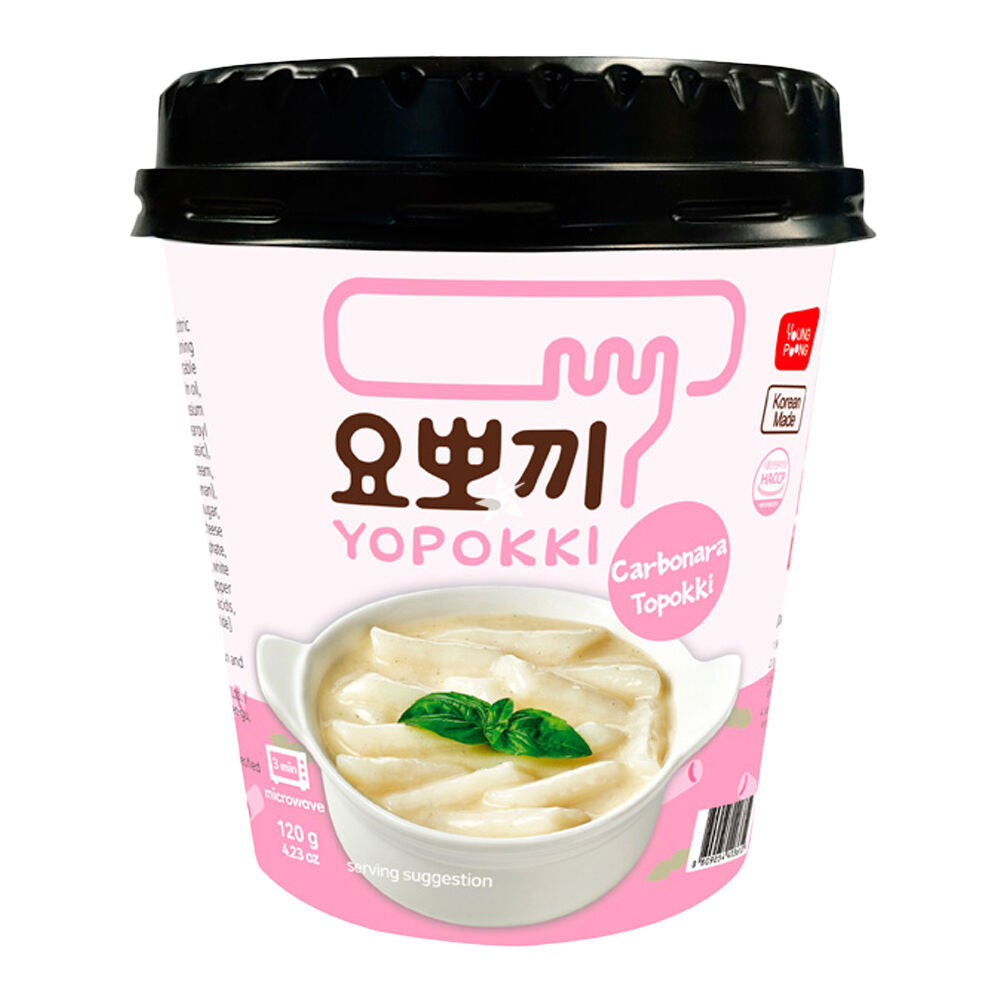 Yopokki à la sauce Carbonara YOUNG POONG