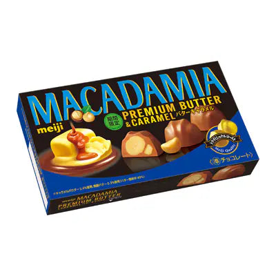 Meiji Premium Butter Caramel Macadamia Chocolate