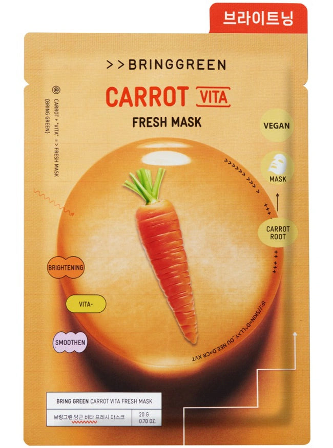 BRINGGREEN Carrot Vita Fresh Mask (1）