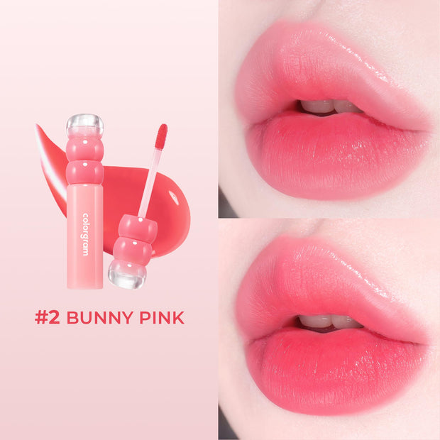 COLORGRAM Teinte de verre fruité 02 Bunny Pink