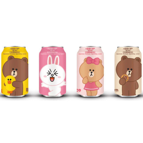 Boisson pétillante Ramune Line Friends