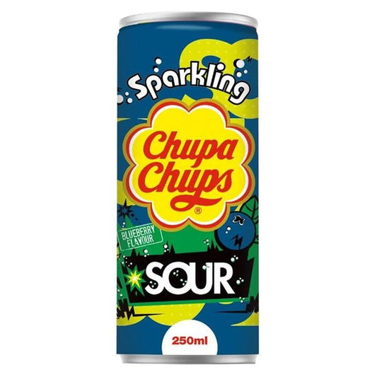 Boisson pétillante ChupaChups au bleuet Sour