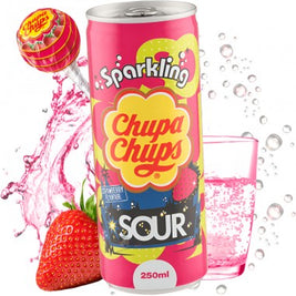 Boisson pétillante ChupaChups à la fraise Sour
