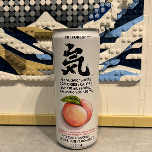 Boisson gazeuse(saveur pêche) 330mL YQSL元气森林 白桃味气泡水