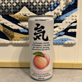 Boisson gazeuse(saveur pêche) 330mL YQSL元气森林 白桃味气泡水